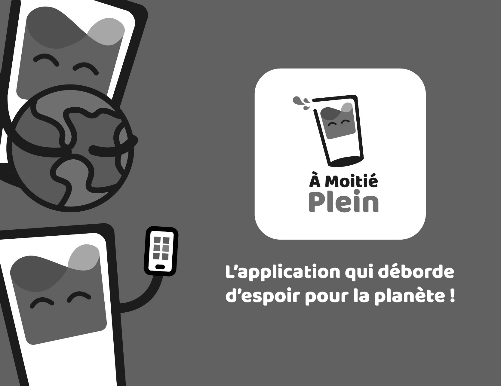 À Moitié Plein — Branding et application mobile par Jimmy Ulloa